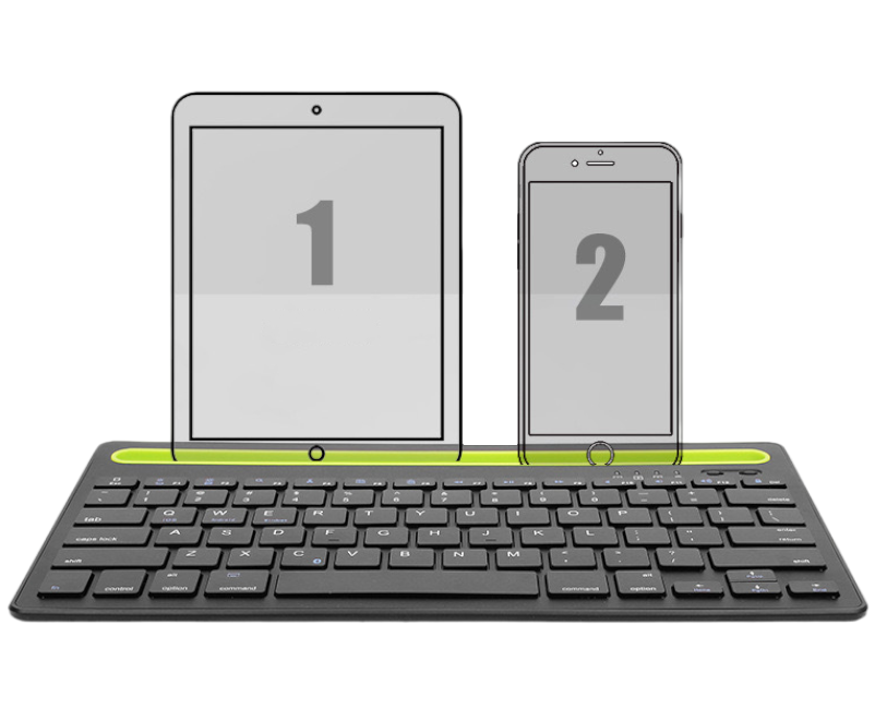 Teclado Inalámbrico Bluetooth Multi Plataformas Recargable