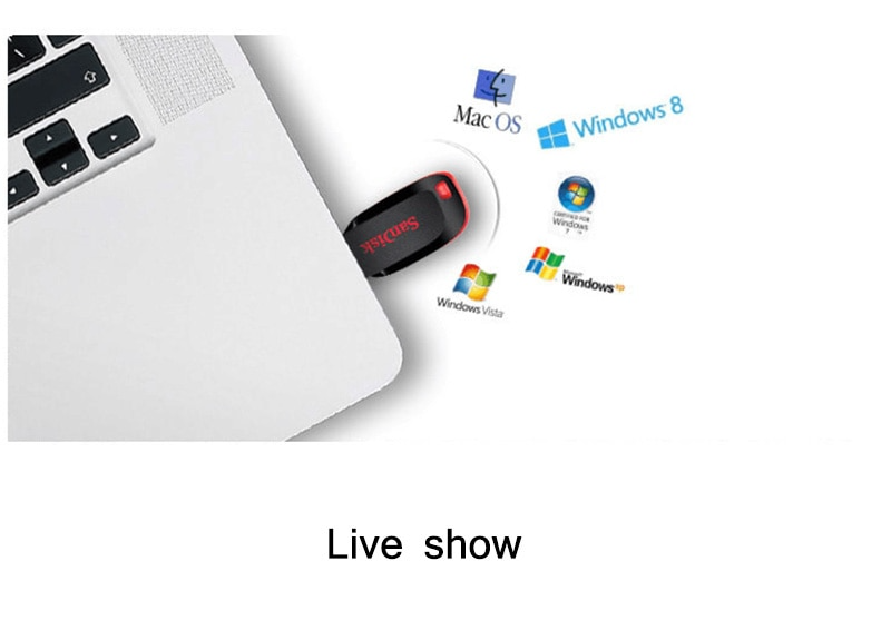 Pendrive Sandisk 32 GB Cruzer Blade USB 2.0 Flash Drive Z50