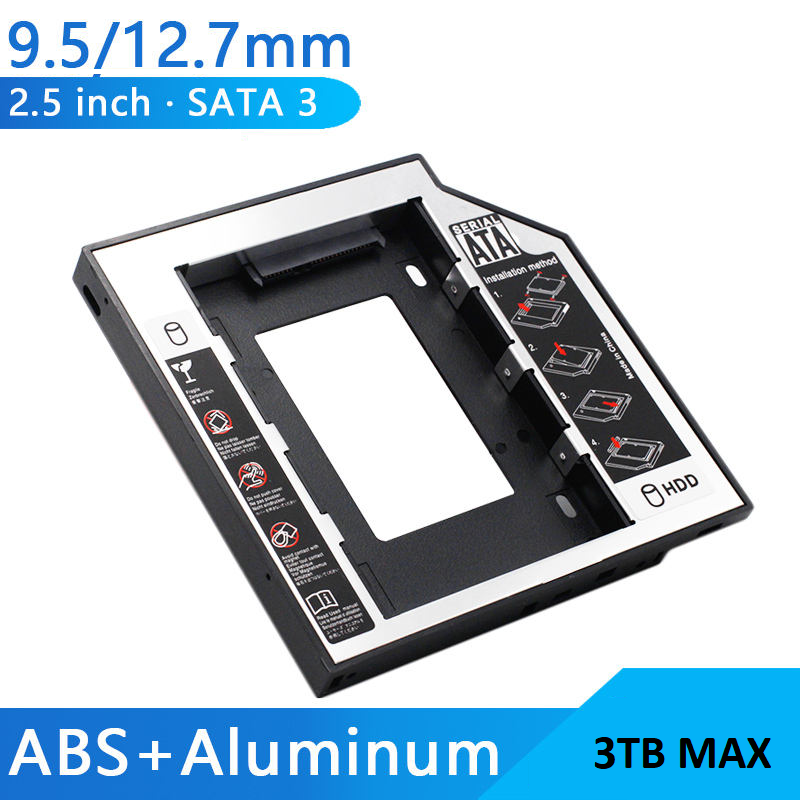 Caddy para Disco SSD o HDD de 2.5" SATA / 9.5mm High Speed