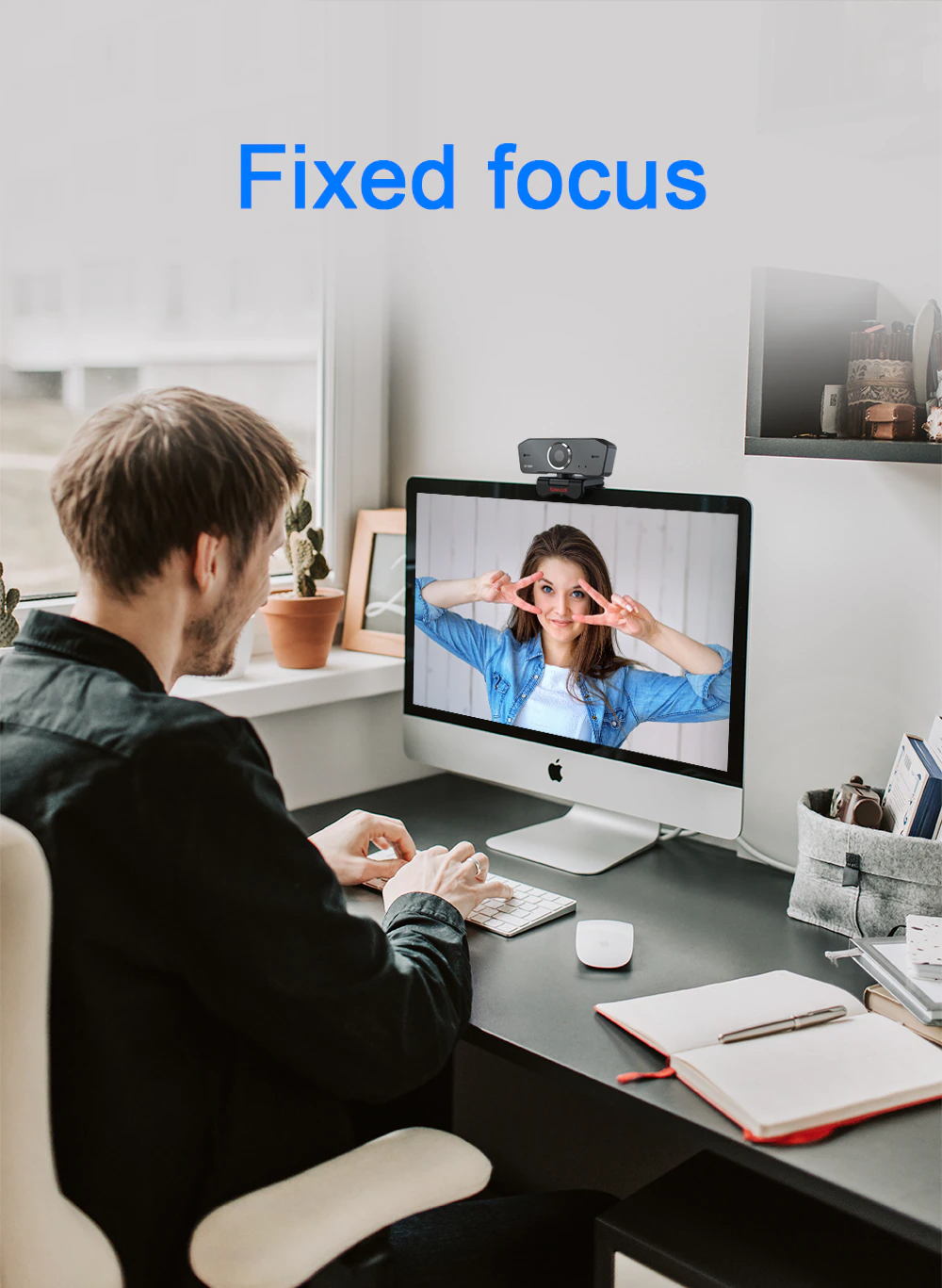 Webcam Redragon Hitman Full HD 1080p GW800 Nivel Profesional