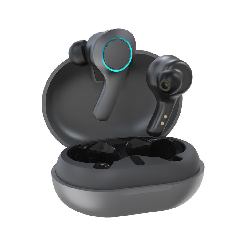 Audifonos Earbuds Inalambricos TWS Touch USB C Black Edition