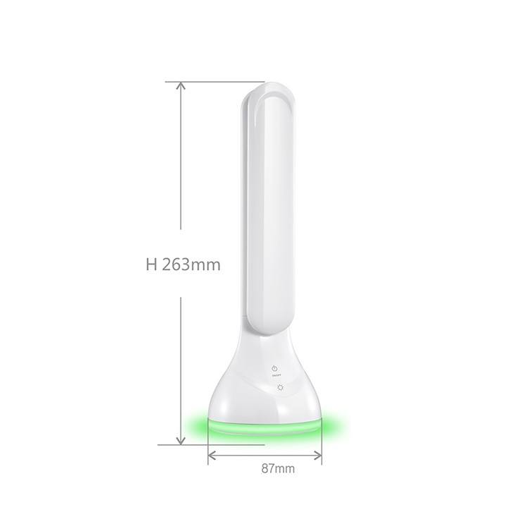 Lampara de Escritorio LED Recargable Touch con Reloj DL368