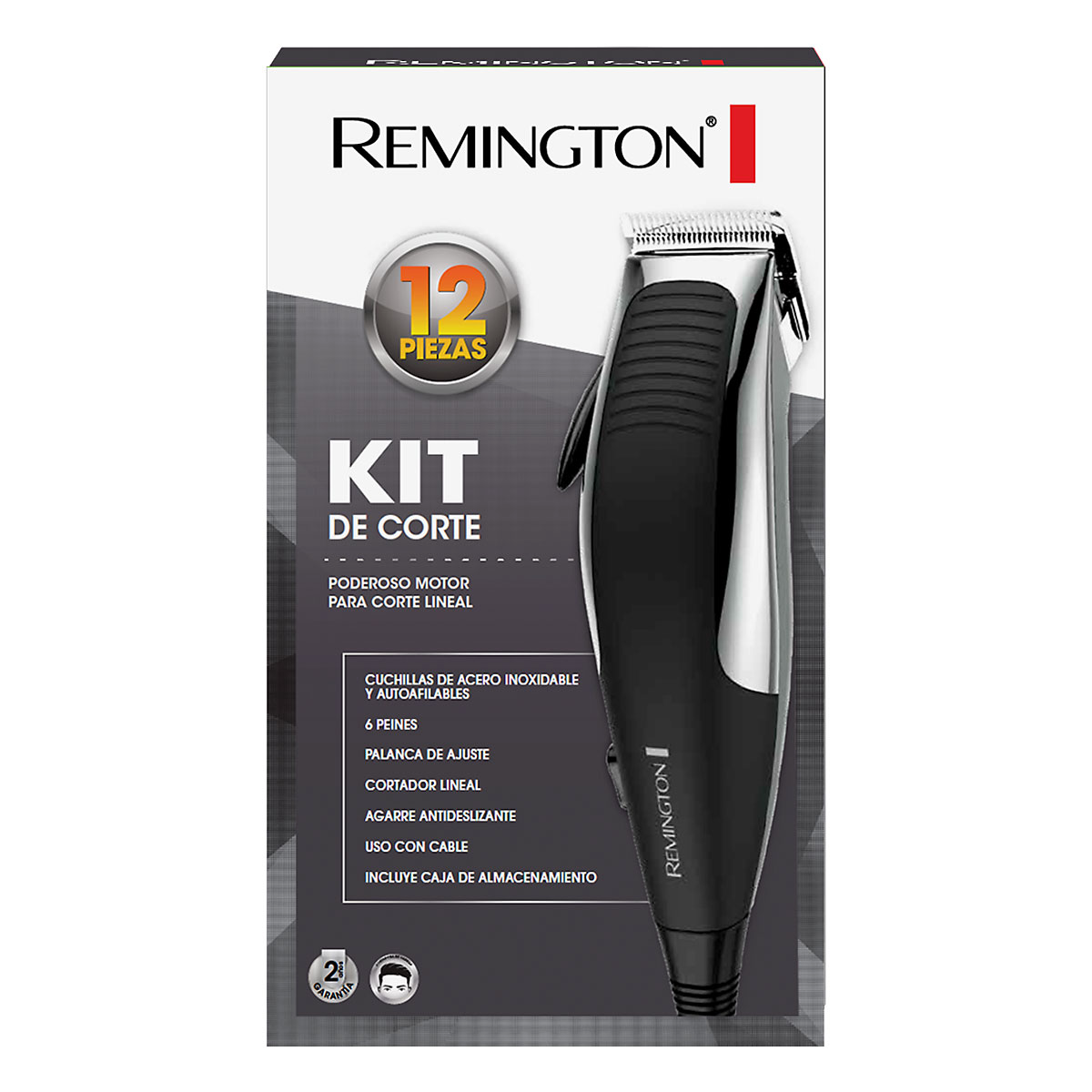 Cortadora De Cabello Remington HC1080 KIT (12 Piezas)