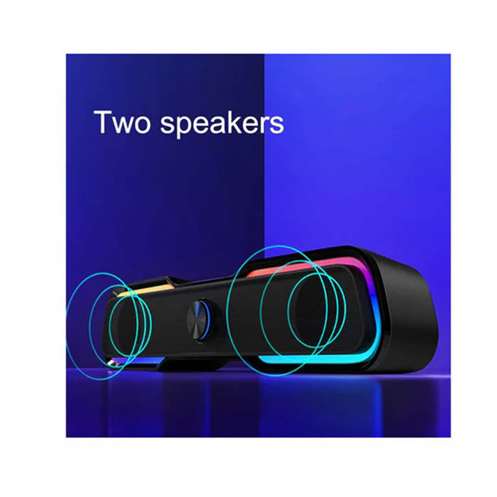 Barra de Sonido HP 6W RGB DHE-6002 Touch Lightning