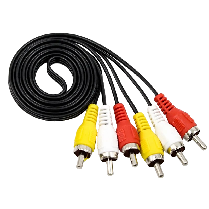 Cable De Audio y Video (3x3) RCA/RCA 1.8MT Ulink Deluxe Line