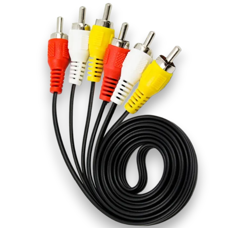 Cable De Audio y Video (3x3) RCA/RCA 1.8MT Ulink Deluxe Line