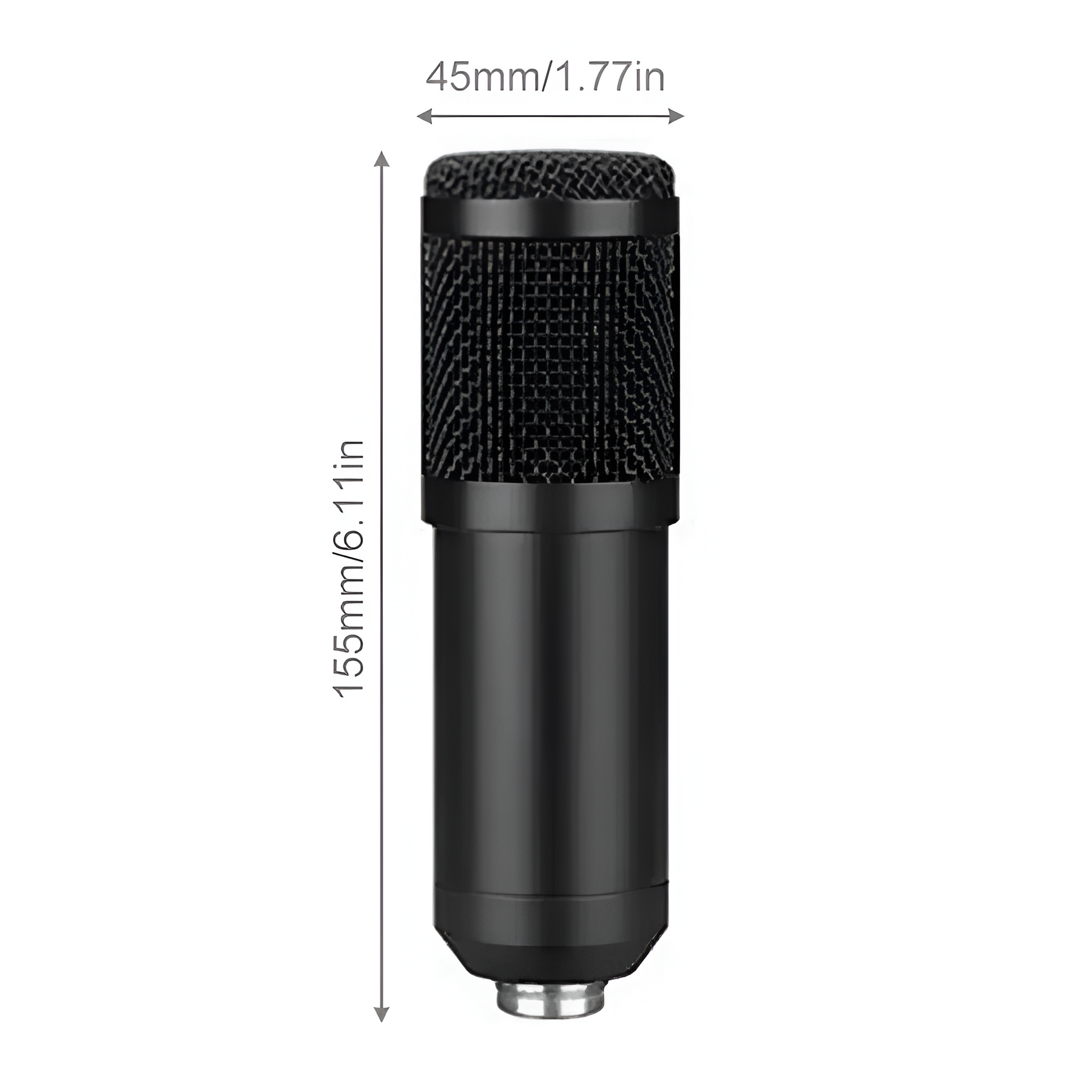 Micrófono Streaming USB Condensador de Estudio C/ Trípode