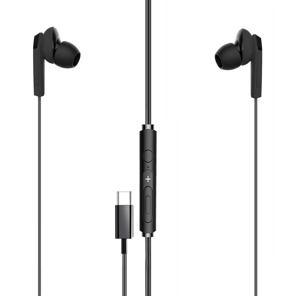 Audífonos Type-C con Manos Libre HIFI Tecmaster TM-300517 BK