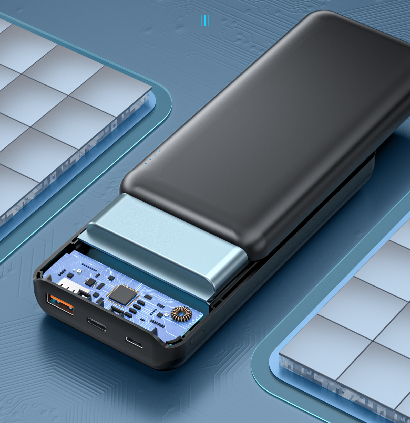 PowerBank 20.000 mAh Turbo Quick Charge PD Type-C + USB 18W