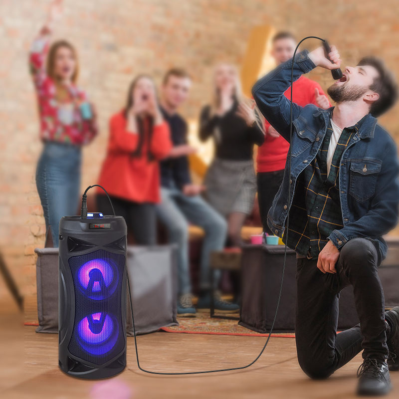 Parlante Portátil Recargable con Bluetooth Fujitel 3220 LED