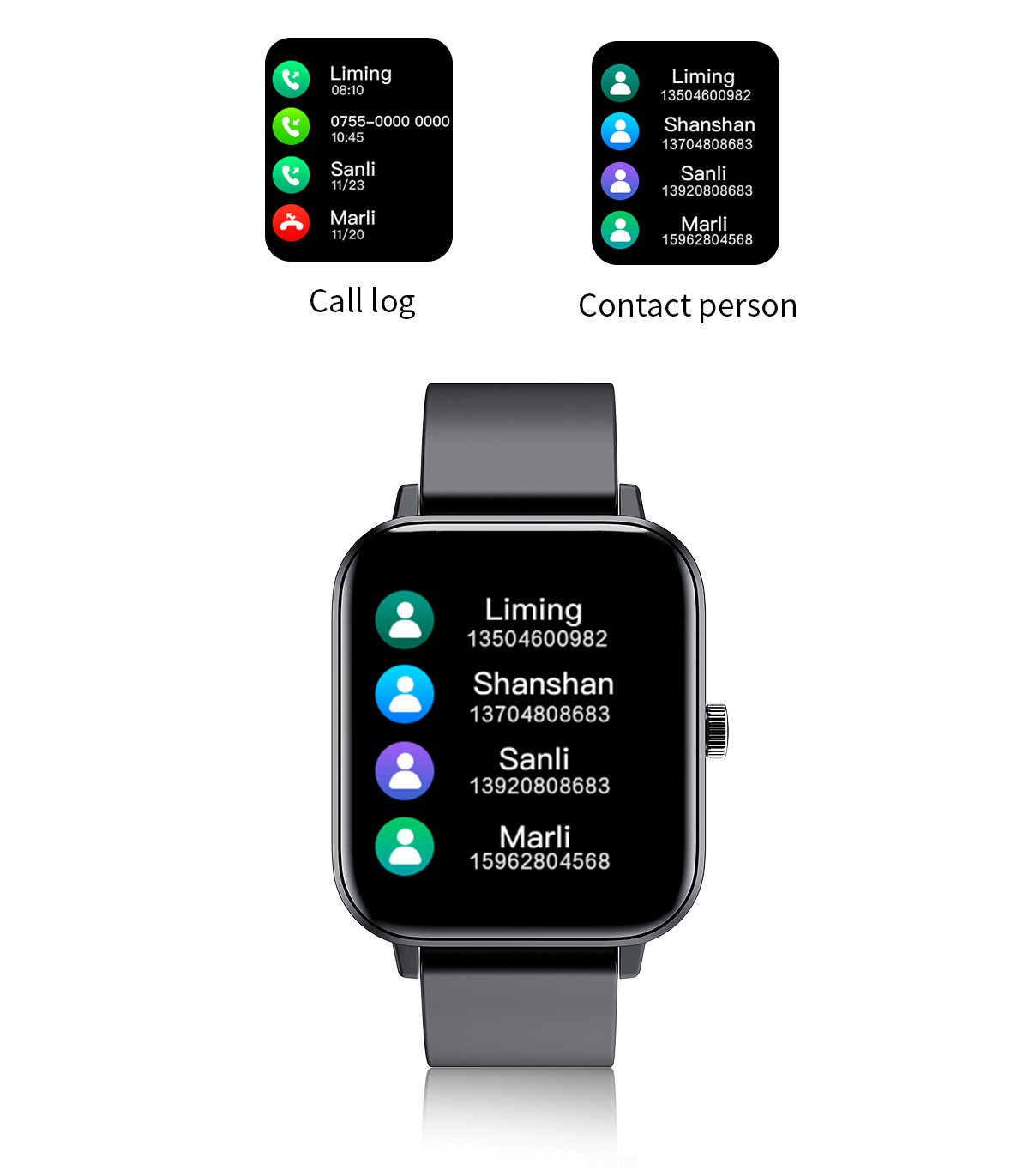SmartWatch Deportivo WaterProof Touch Healt Tracker BT L126