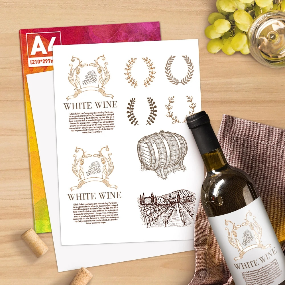 Papel Fotográfico Autoadhesivo 120g Premium A4 Pack 100 Hoja