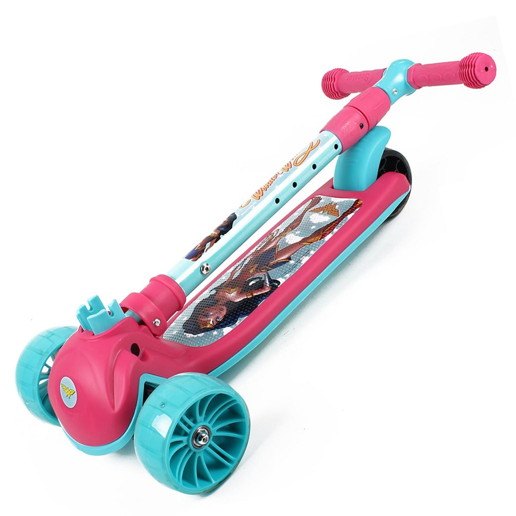 Scooter Infantil Reforzado Mujer Maravilla DC Comics 3 Rueda