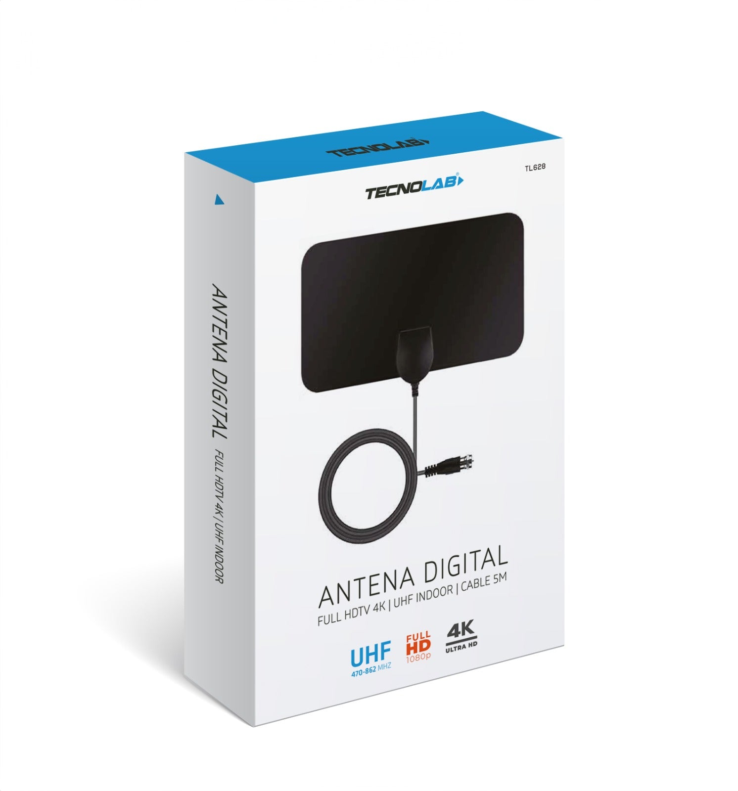 Antena de TV Digital Ultra HD 4K/ FHD de Alta Ganancia TL628