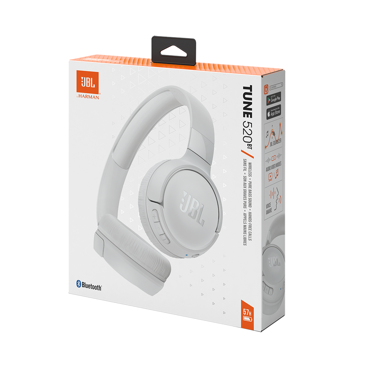 Audífonos Inalámbricos JBL T520BT White Edition 57 Horas