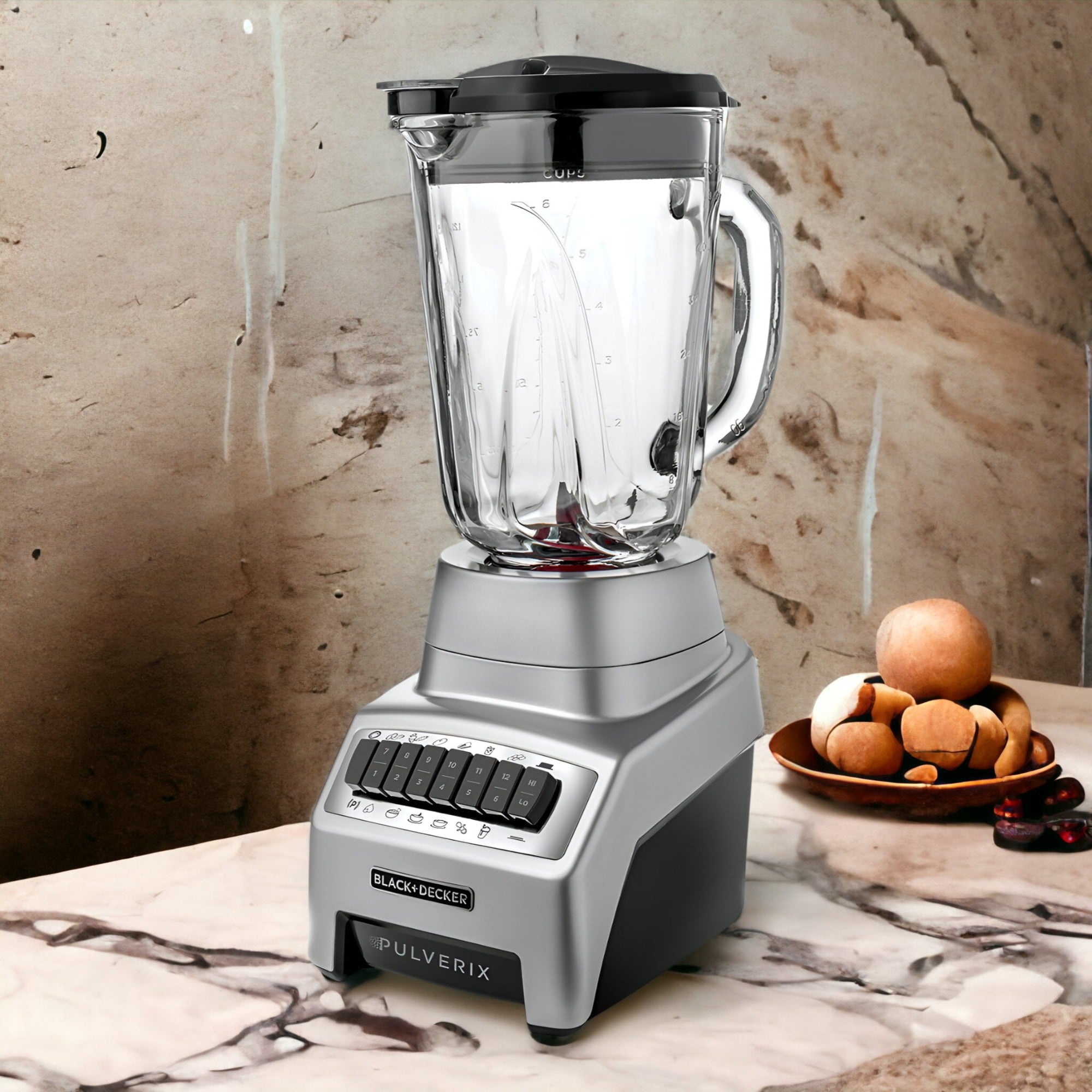 Licuadora Black + Decker 700W Picadora de Hielo BL1140MS-CL