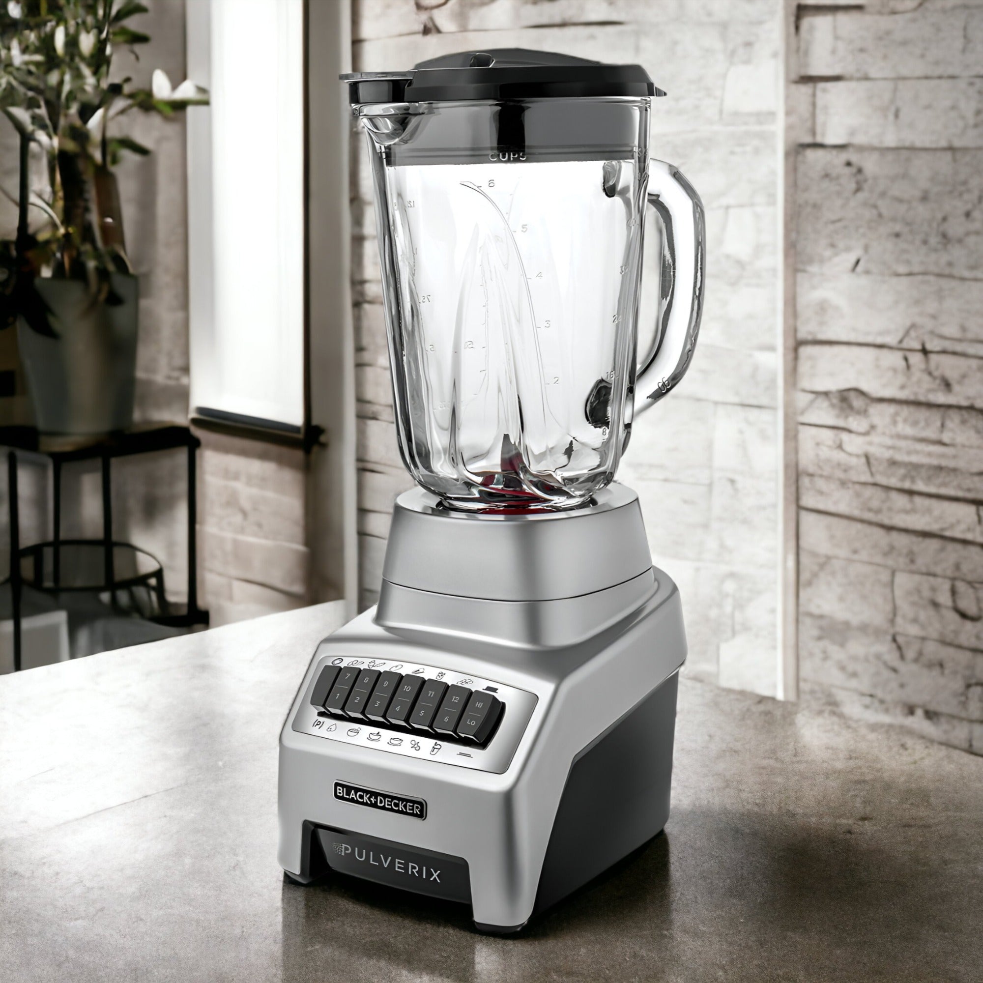 Licuadora Black + Decker 700W Picadora de Hielo BL1140MS-CL