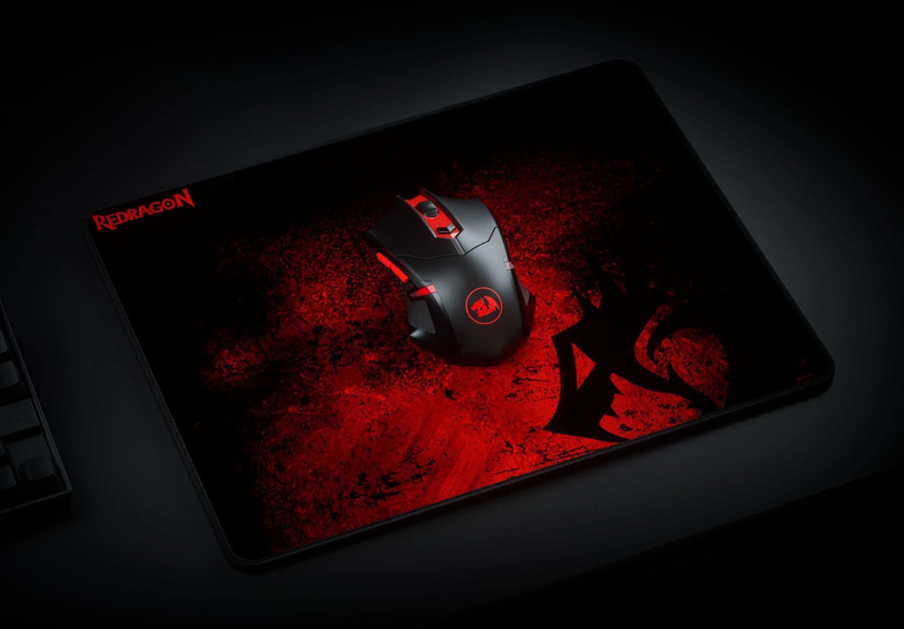 Pack Gamer Mouse Inalambrico 2.4 Ghz + Pad Redragon 33x26cm