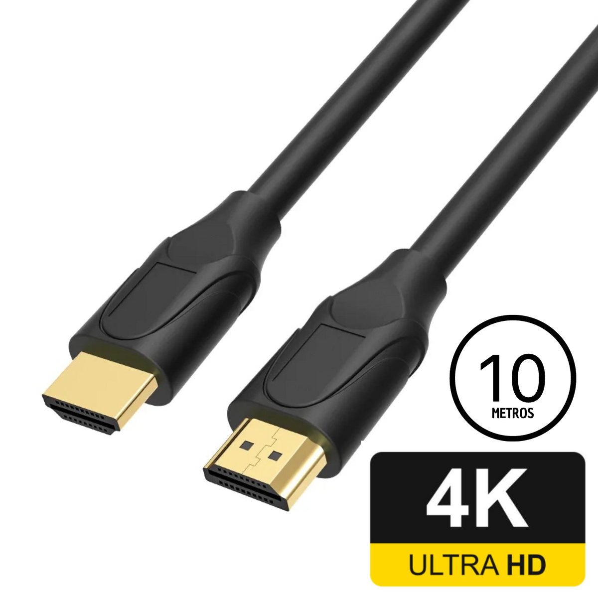 Cable HDMI de 10 Metros Reforzado 4K/ 2K/ Full HD 60Hz 10BAG