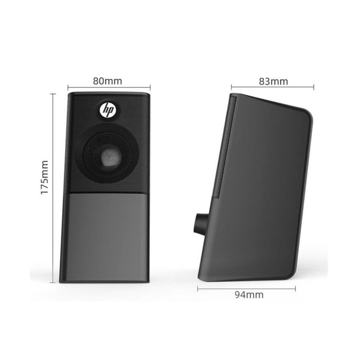 Parlantes De Escritorio USB HP 12W Multimedia DHS-2101Black