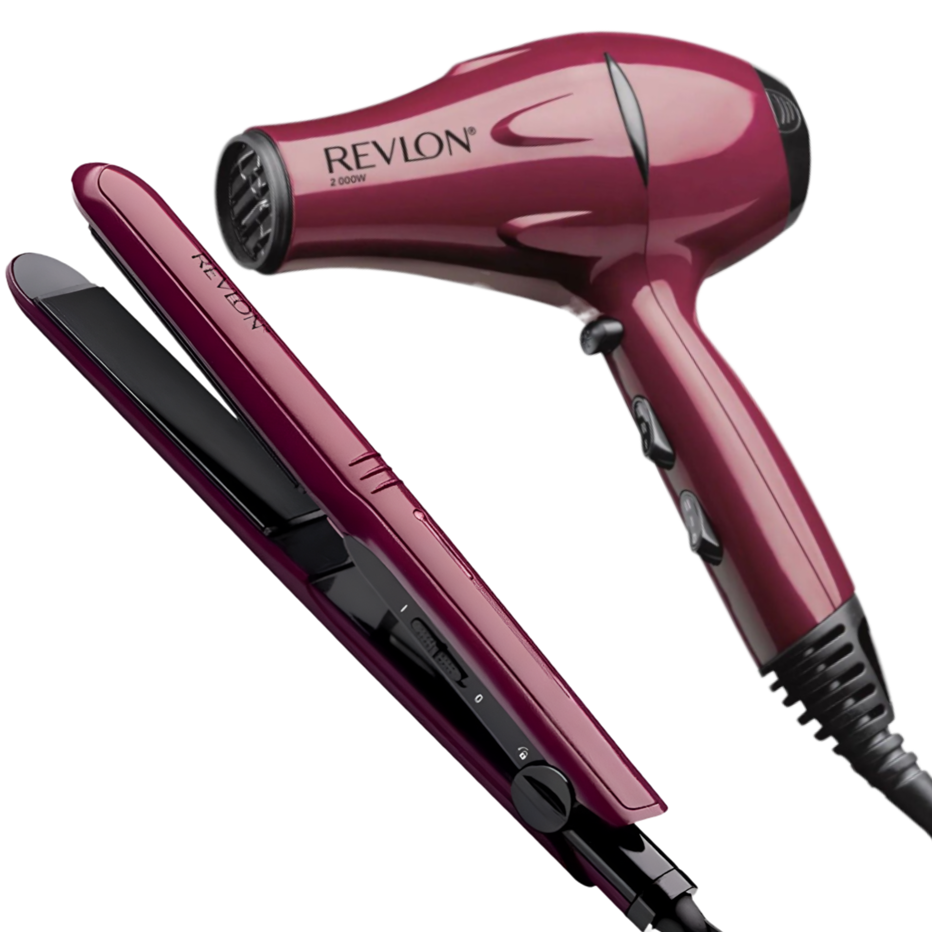 Kit Secador + Alisador de Pelo Revlon Premium Pack Ceramic