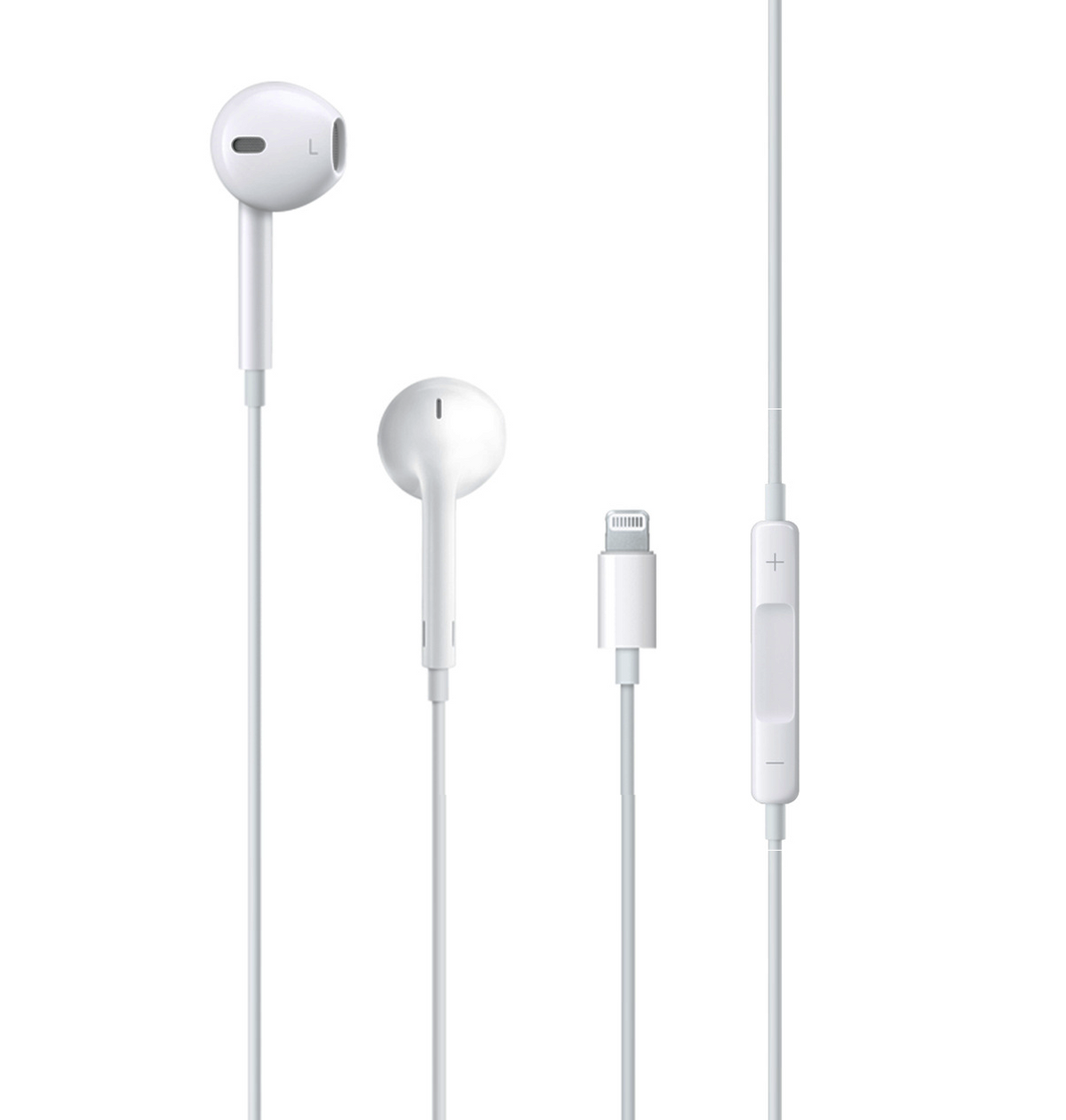 Audífonos Earpods Apple con conector Ligthning MMTN2ZM White