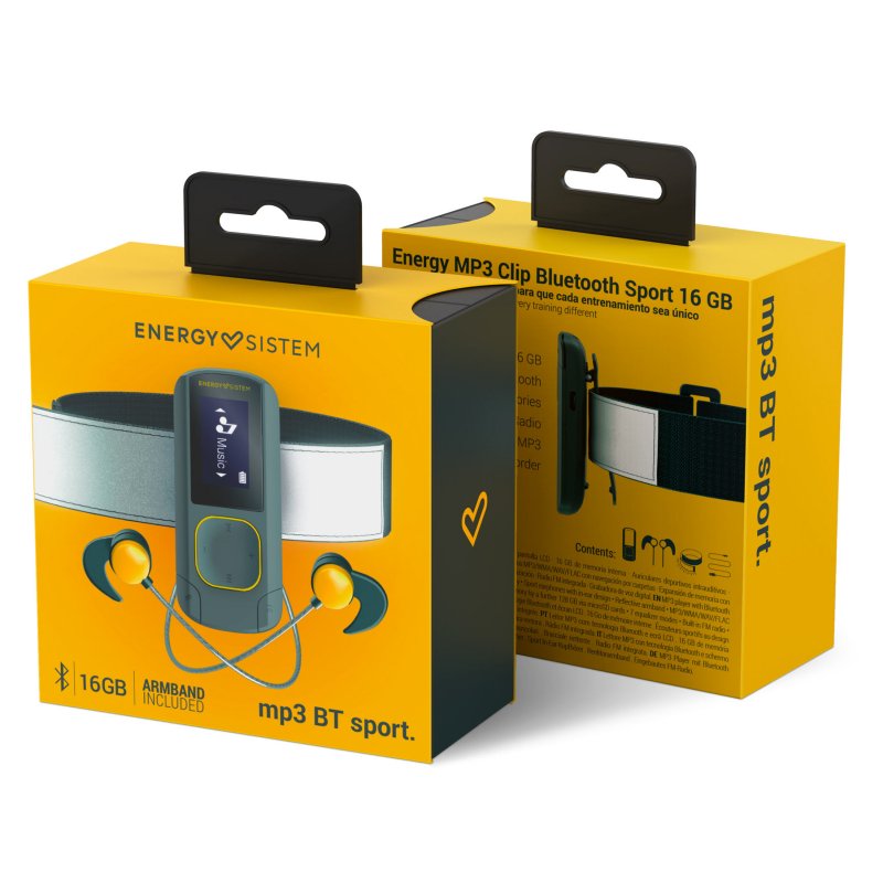 Reproductor Mp3 Bluetooth con Brazalete Energy Sistem 16GB