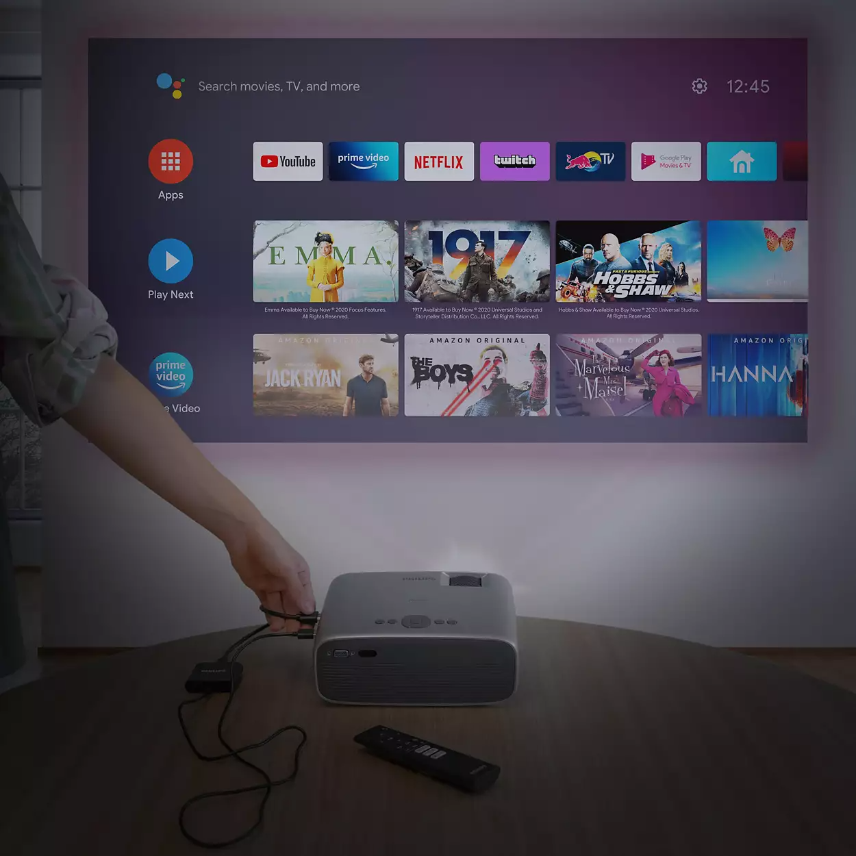 Proyector Philips NeoPIX 2 Ultra + AndroidTV NPX645 WIFI FHD