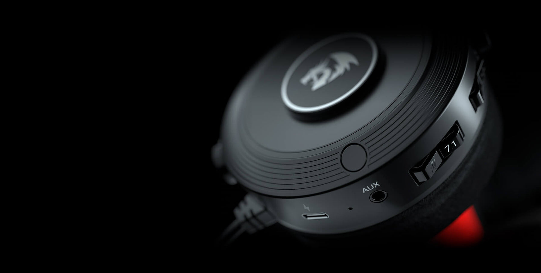 Audifonos Gamer Inalámbricos Redragon Pelops Audio 7.1