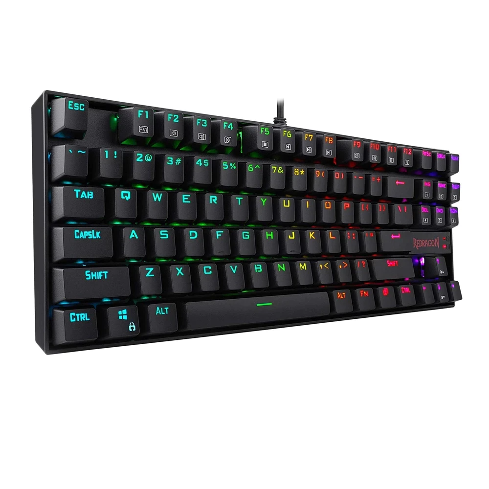 Teclado Mecánico Redragon Kumara RGB Black Gamer Edition