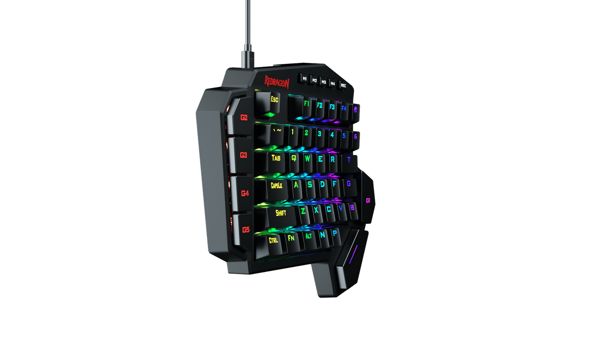 Teclado Redragon Mecánico Para Una Mano RGB Diti K585