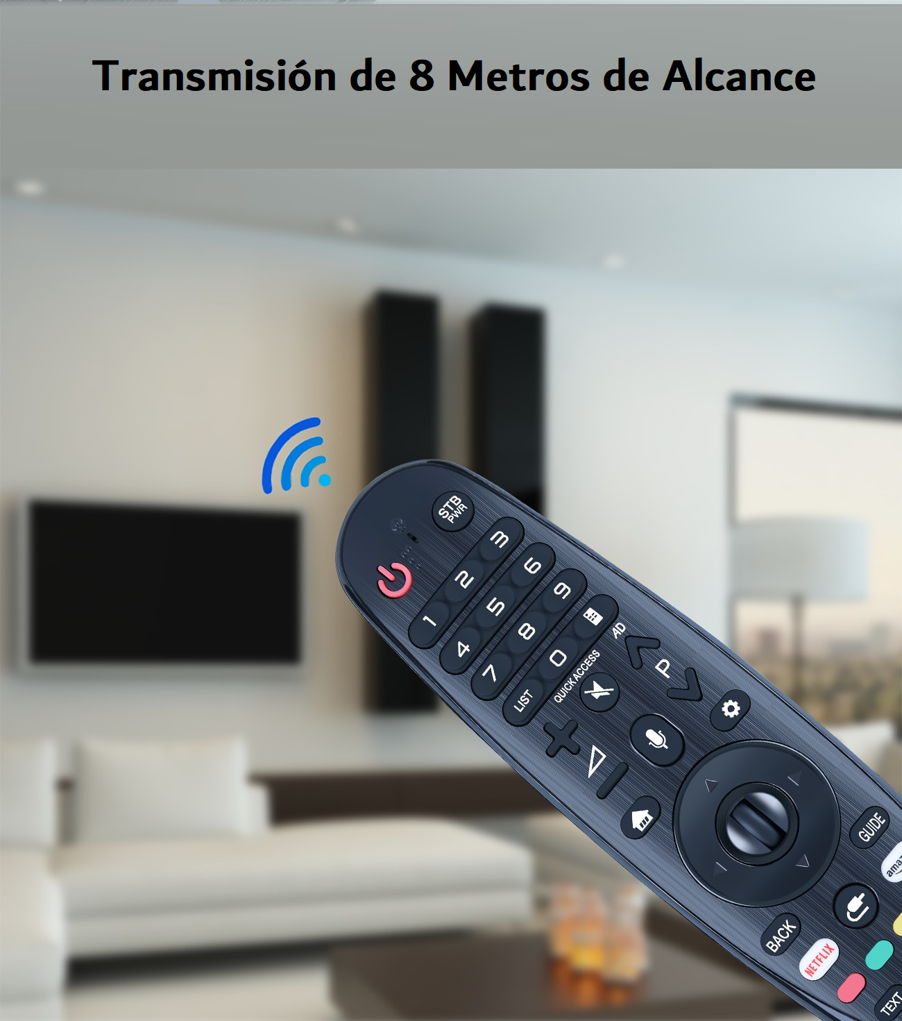 Control Remoto para LG Smart TV Magic con Micrófono TL-365