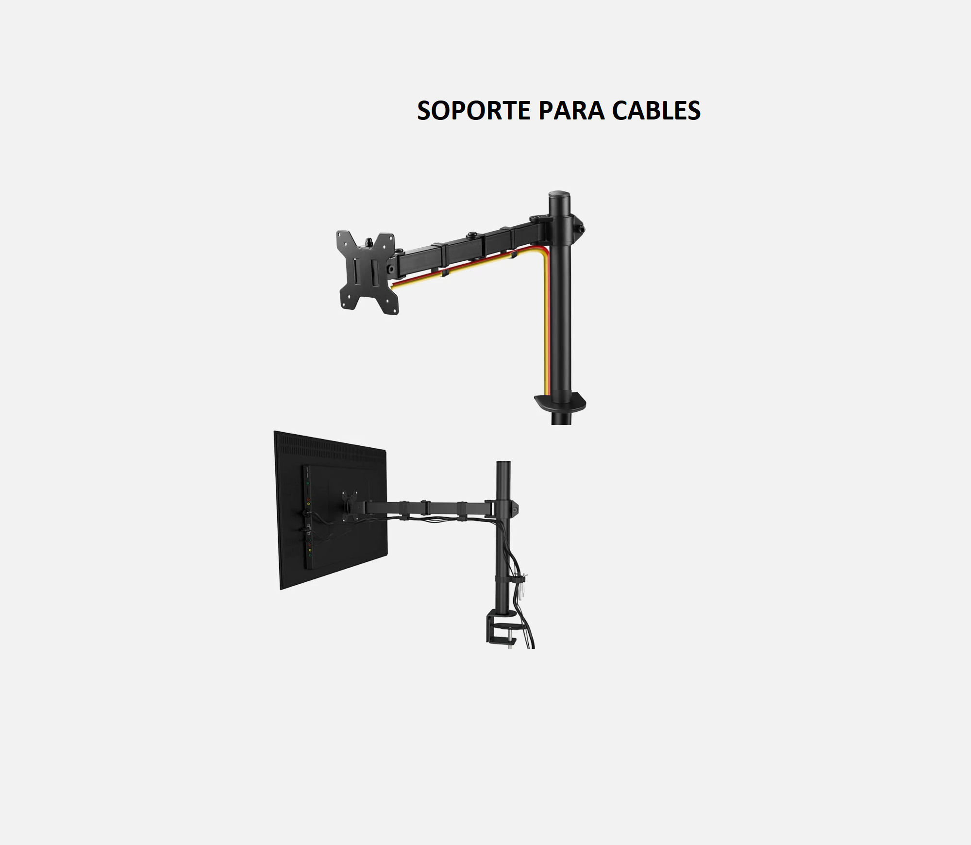 Soporte de Monitor Para Mesa Reforzado hasta 32” Deluxe