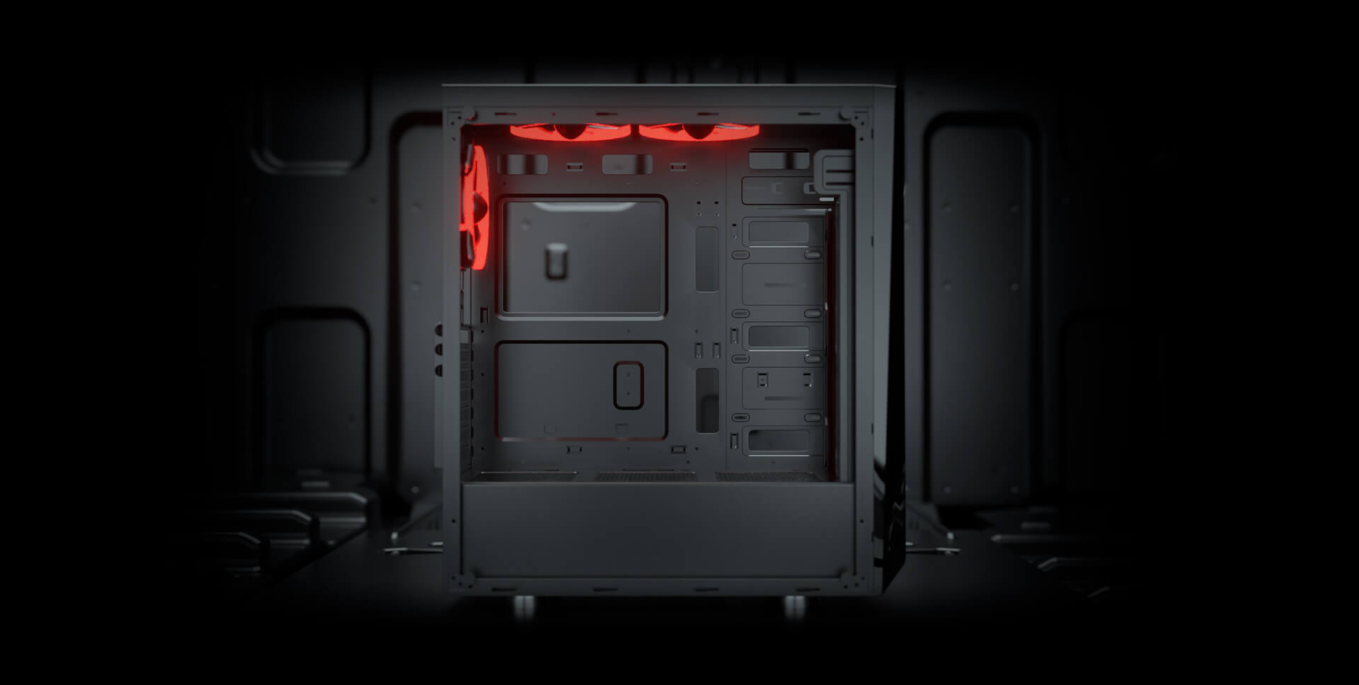 Gabinete Redragon Gamer Tailgate Vidrio Templado Full Rgb