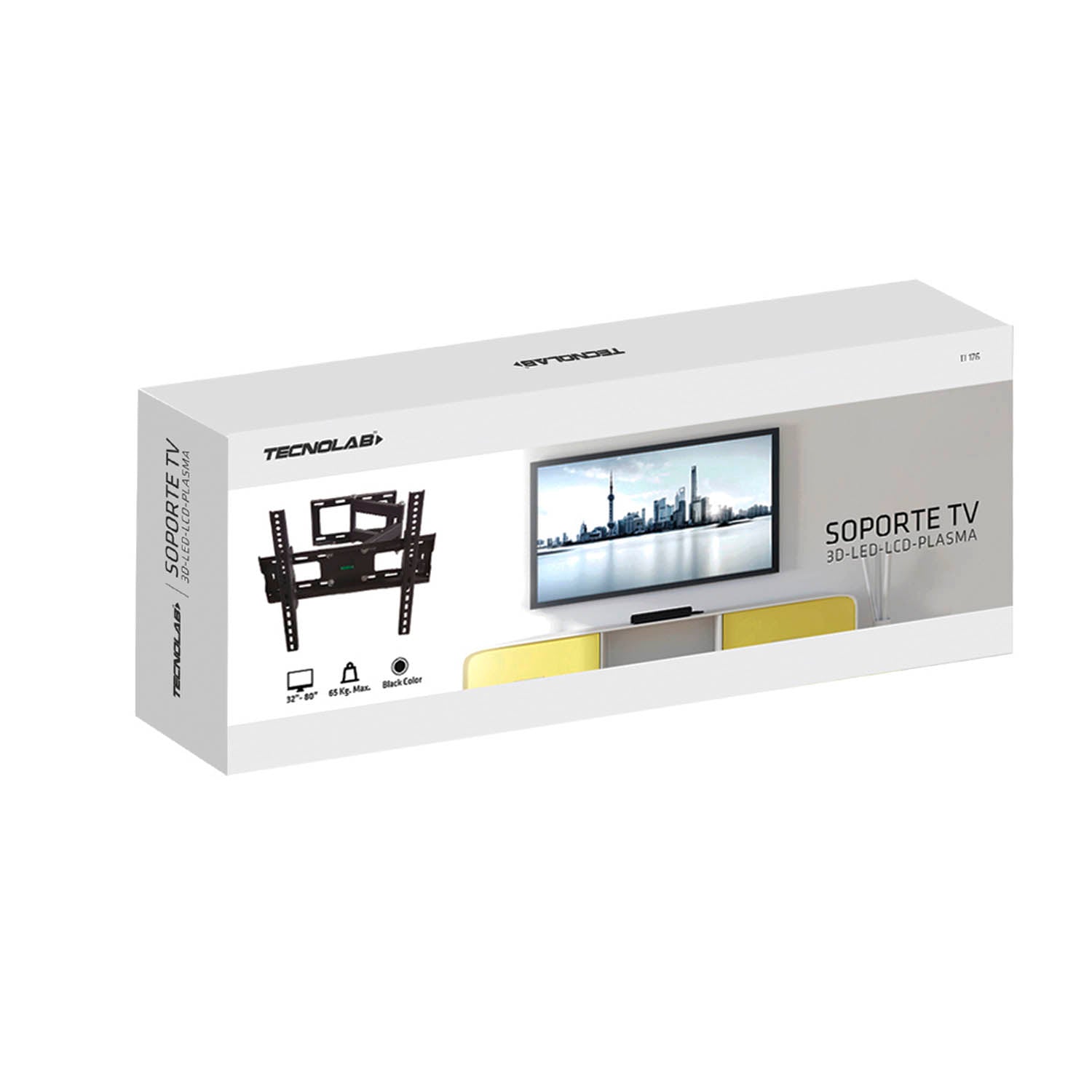Soporte de TV Deluxe con Brazo Reforzado de 32" A 80" Hasta 65 KG