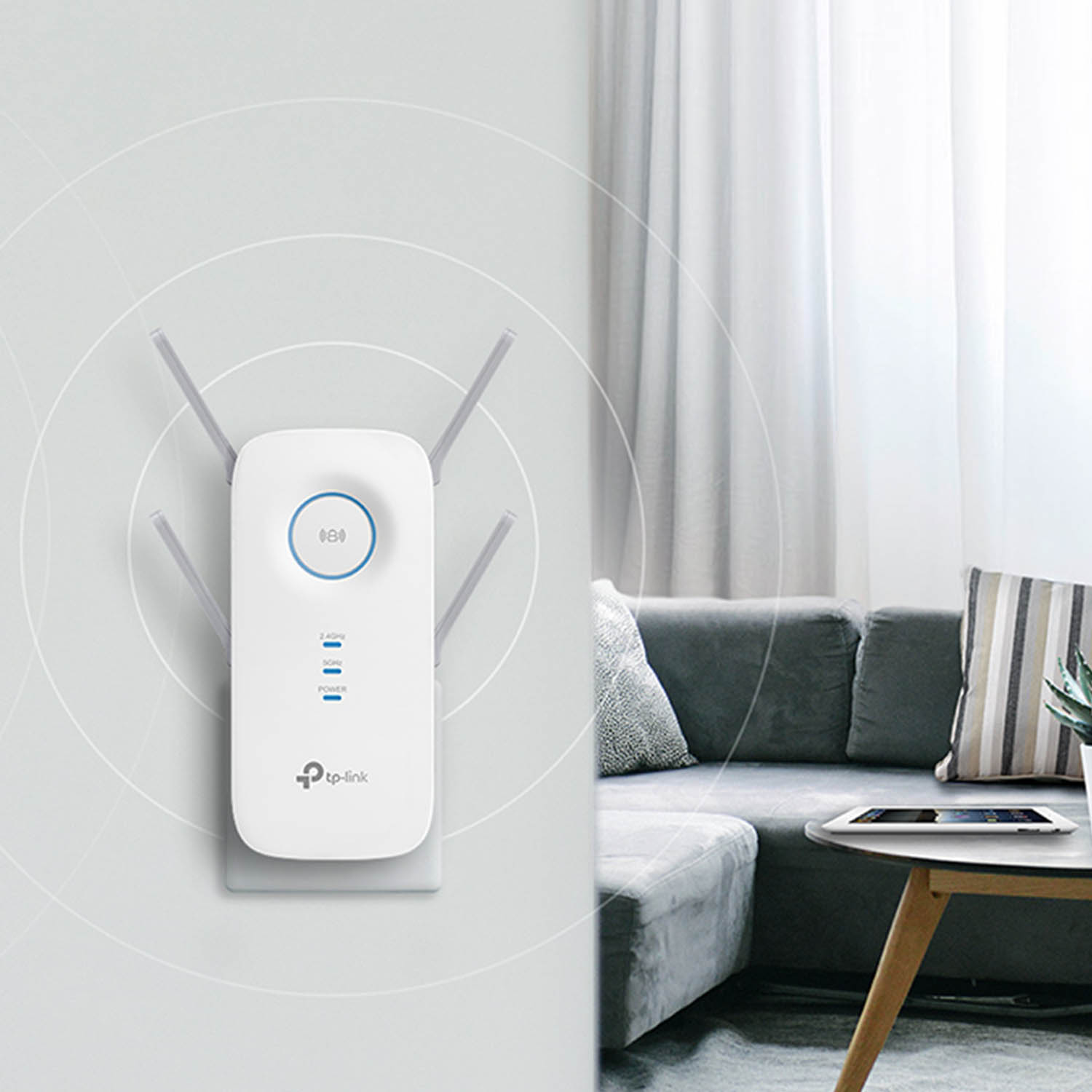 Extensor WIFI TP-LINK RE650 2533Mbps High Speed LAN GIGABYTE