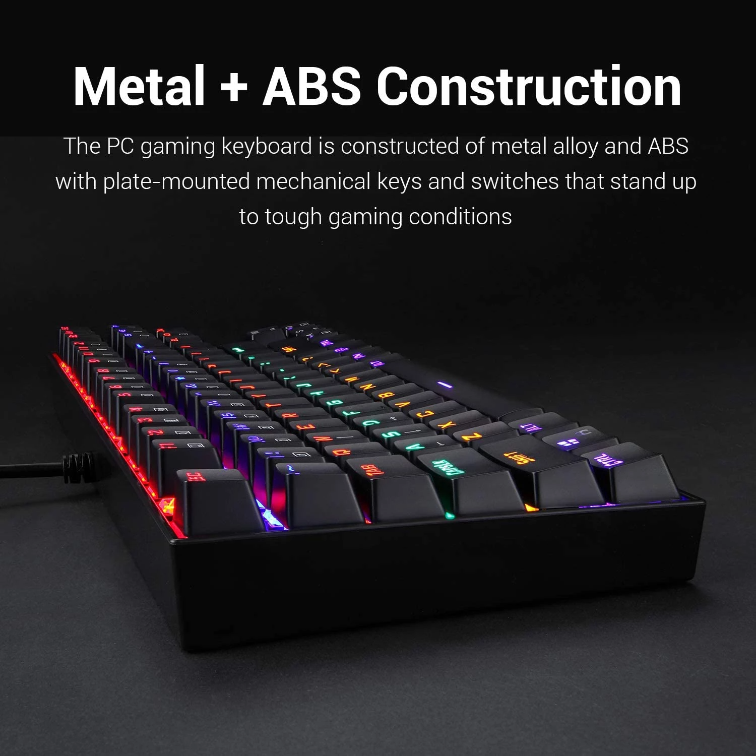 Teclado Mecánico Redragon Kumara RGB Black Gamer Edition