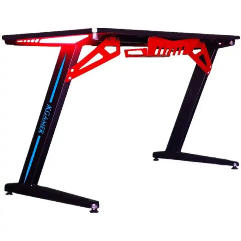 Escritorio Gamer Z Retro Iluminado RGB Acero Reforzado RX28