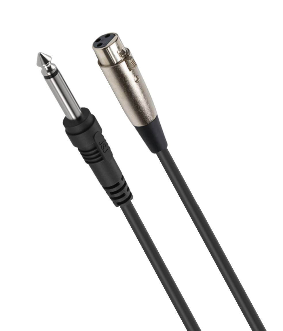 Cable De Audio para Micrófono 6.3mm a XLR Hembra 5m GC170