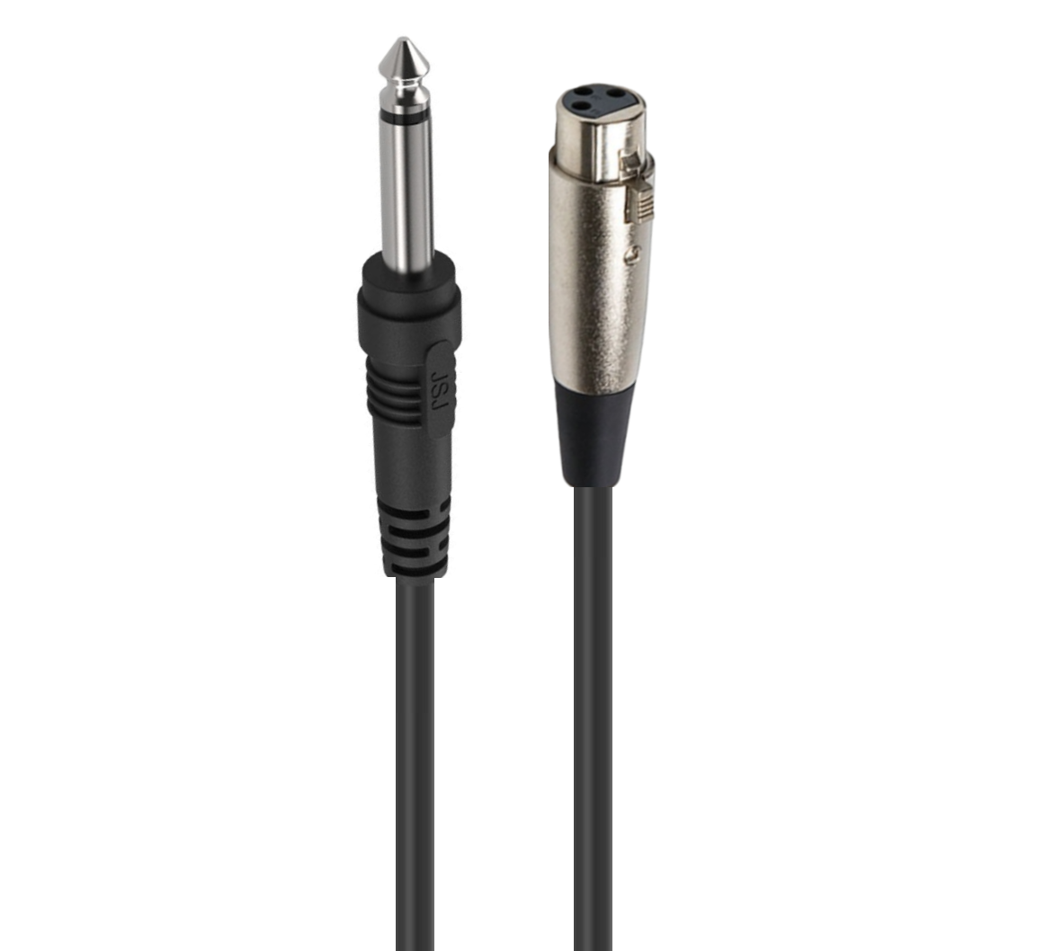 Cable De Audio para Micrófono 6.3mm a XLR Hembra 5m GC170