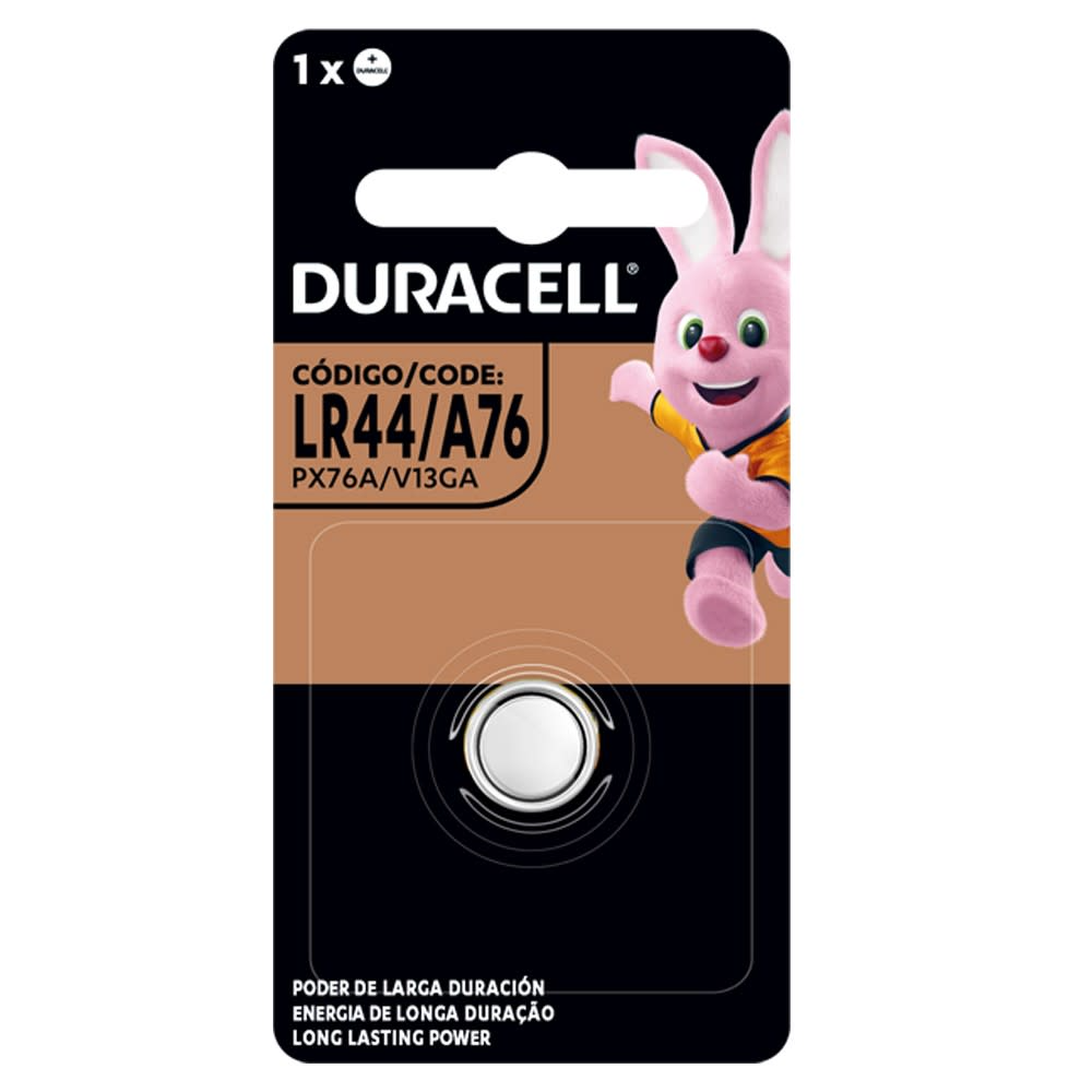 Pila Duracell Especial Alcalina LR44/ A76/ PX76A/ V13GA 1.5V