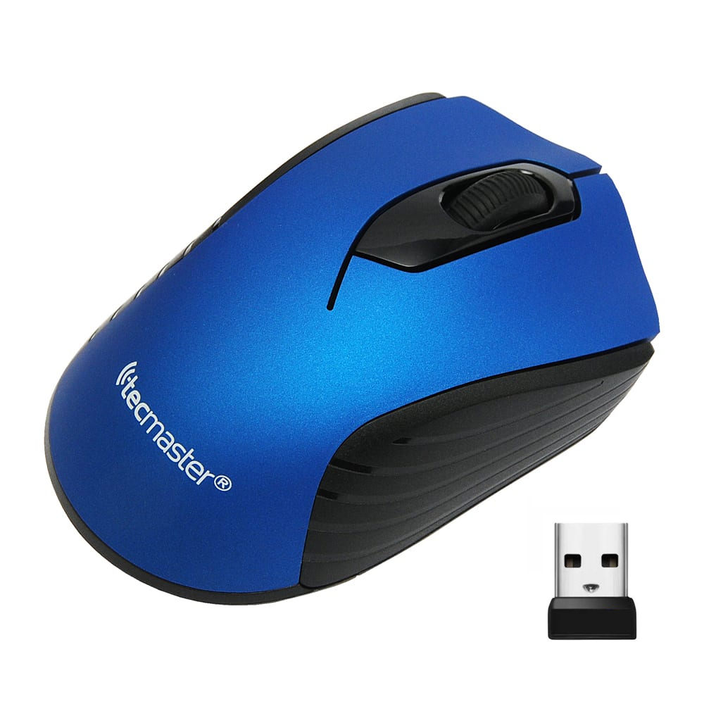 Mini Mouse Inalámbrico 2.4 G Nano Receptor USB 100503 Azul