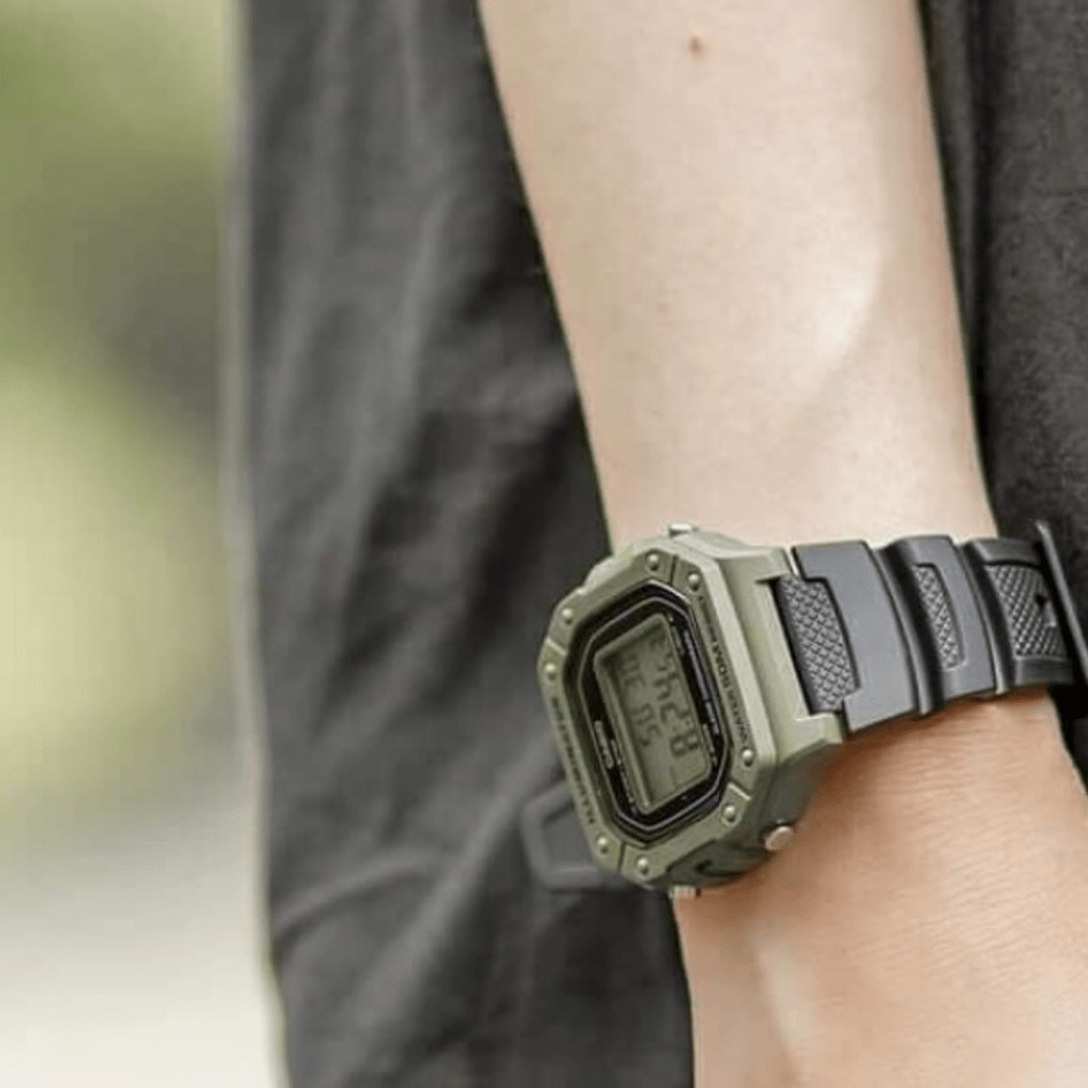 Reloj Hombre Casio W-218H-3Avdf Green Edition