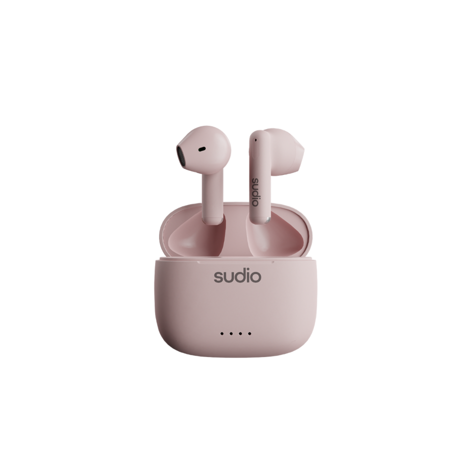 Audífonos Sudio Premium Line Earphones A1 TWS MIDNIGHT PINK