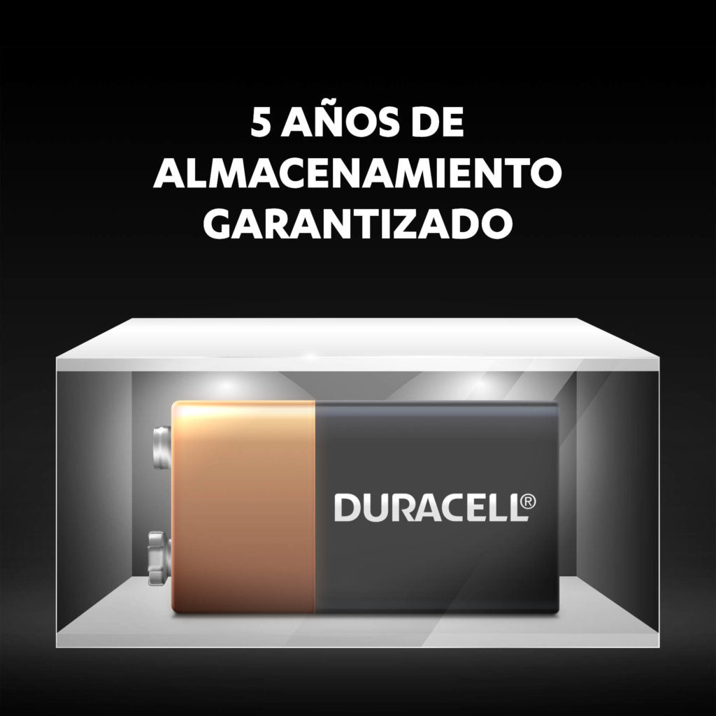 Batería Duracell de 9V de Larga Duración