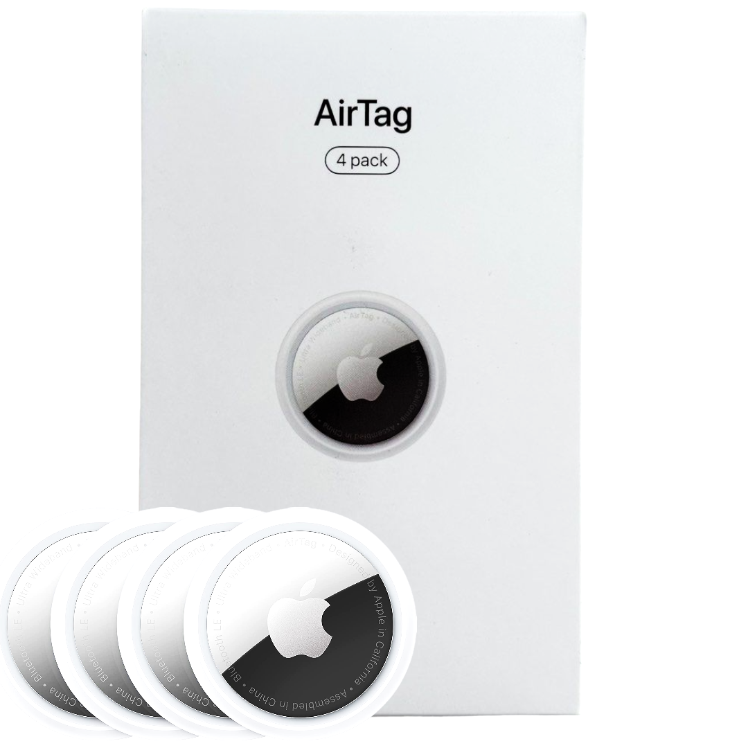 GPS Rastreador Multi uso Apple AirTag Pack 4 Unidades IP 67