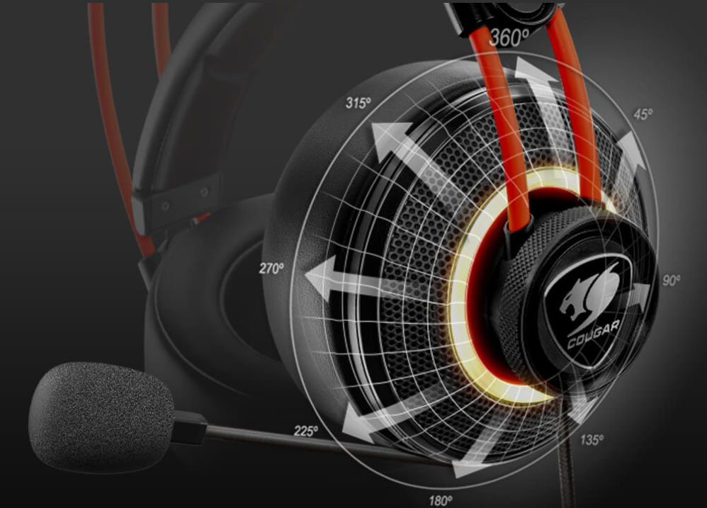 Audifono Cougar Immersa Pro Prix RGB USB 7.1 Multiplataforma