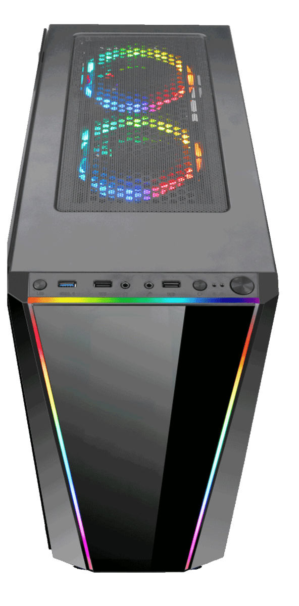 Gabinete Redragon Gamer Tailgate Vidrio Templado Full Rgb