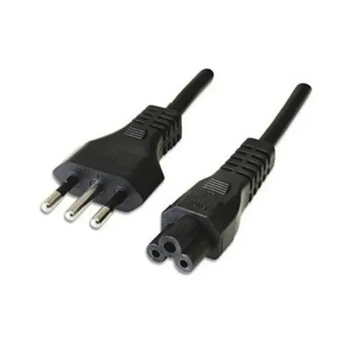 Cable de Poder Tipo Trébol 1.8 MT Reforzado 220V / 3 PIN