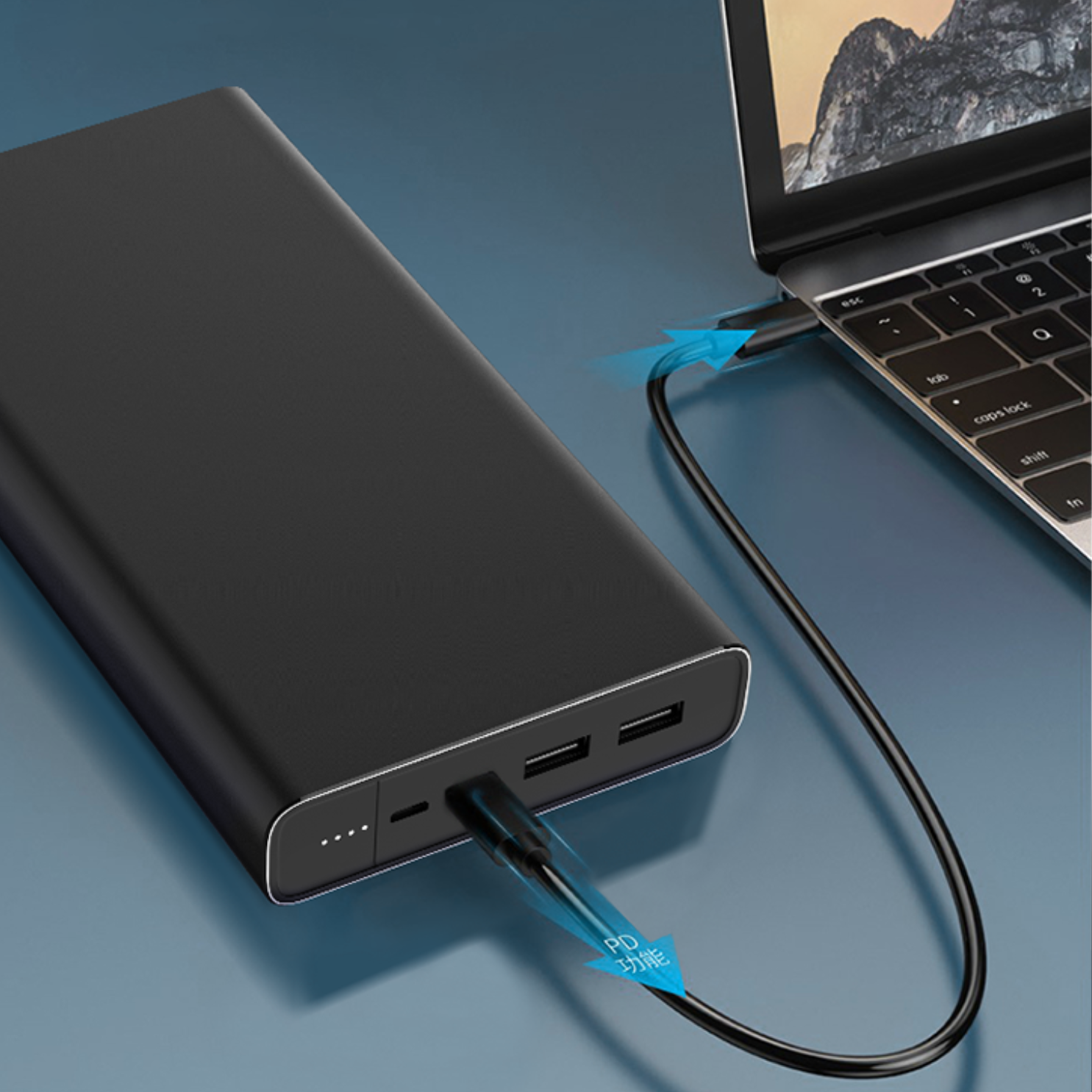 Powerbank 10.000mAh 18W PD Multi Puertos Tecmaster TM-200518